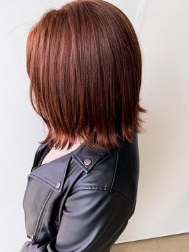 ライフ 忍ケ丘店(Lyfe) カシスレッド_カーキグレージュフェザーバング_138