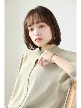 ヘアーアンドメイク エクリ 不動前店(Hair&Make equri) 【不動前美容室】キュートボブ・ストレート