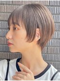 30代40代大人女性/前髪ありショートボブ/ショートヘア/髪質改善