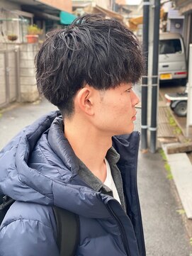 スウェル 船橋店(Swell) ウルフ/アッシュブラック/カルマパーマ/ベリーショート/船橋