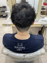 アッシュ 千歳烏山店(Ash) くせ毛を生かしたメンズツーブロックヘア　