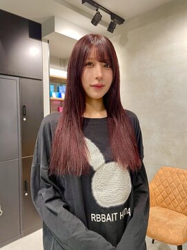 シャルムバイケンジ(Charm.by KENJE) 【ブリーチなし】魔法のカラー剤で高発色！「レッドカラー」