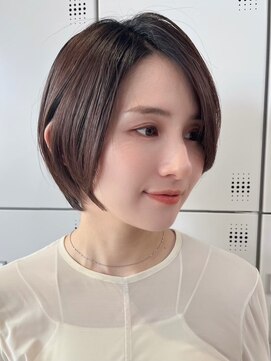 プルーヴ 秋葉原(prove) 30代40代大人女性/前髪ありショートボブ/ショートヘア/髪質改善