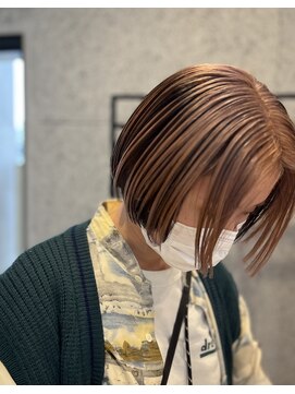 クリアーオブヘアー 覚王山店(CLEAR of hair) アンブレラカラー・ラベンダーピンク