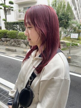 キー(kii) 暖色/セミロング/天神美容室