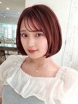 アフロート ディル(AFLOAT D'L) 前下がりボブ丸みボブ内巻きボブ前髪なし小顔ワンレンミニボブ