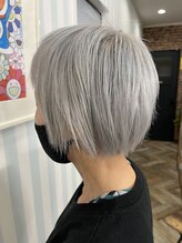 エボノスヘアー エボノスヘアー ホワイトカラーグラボブ