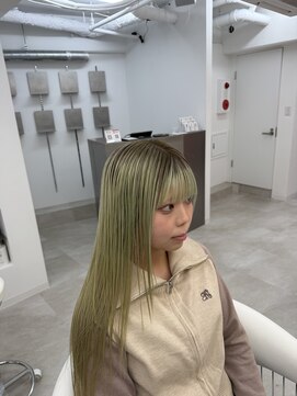 キコエル 三軒茶屋(kikoeru) beige×sour-green