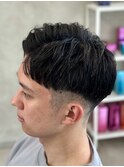メンズカット眉カットフェードカット刈り上げ