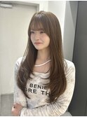 ヘーゼルベージュ　明るめカラー　レイヤーカット