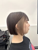 ゴウトゥデイシェアサロン 町田店(GO TODAY SHAiRE SALON)&nbsp;インナーカラーベージュ/ミニボブ【町田】