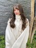 カット＋イルミナｏｒアディクシーカラー＋水素☆トリートメント　￥16700