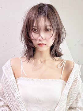 アイティー バイ アルバム 中野店(IT by ALBUM) ミディアム韓国ヘアおくれ毛美髪顔周りレイヤー_ba544133