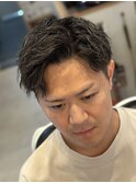 ツイストスパイラルパーマ/ショートパーマ/ツイスト/ビジネス