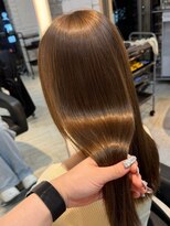 インク サカエ(inq sakae) ブリーチ艶カラーセピアグレージュ