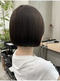【GEEKS渋谷】切りっぱなしボブ/ラベンダーグレージュ/大人女子