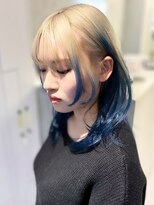 ファイブバイジエクト 堀江(FIVE by The Ect) 【似合わせデザインカラー】ホワイトブロンド/エンドカラー