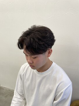 ソソ(soso) メンズフェザーショート/フェザーパーマ/横浜