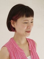 シルフィ(sylph) ボブ_40代50代におすすめインナーカラーでおしゃれ度UP◎