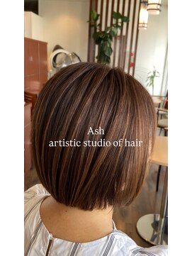 アッシュ アーティスティック スタジオ オブ ヘア(Ash artistic studio of hair) ボブ