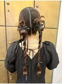 ツインセットリボンアレンジカチモリ結婚式お呼ばれ/オオタユキ