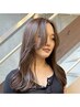 【人気No.2】 ￥14850- 似合わせカット+ダメージレスうる艶カラー