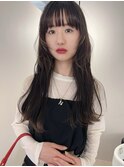 ミディアムレイヤーカット/ウルフレイヤーカット/顔まわりカット