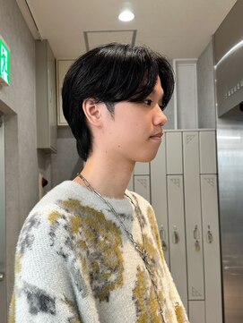 ジーナ 天神(Zina) 毛流れセンターパート(メンズカット/ダウンパーマ/ナチュラル)