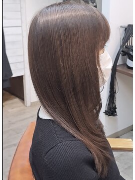 ヘアーサロン カヴィエ(hair salon covie) レイヤースタイル　ロングレイヤー　ブラウンカラー