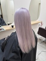 ユウル 横浜(juhl.) ラベンダーグレージュカラーケアブリーチダブルカラー横浜横浜駅