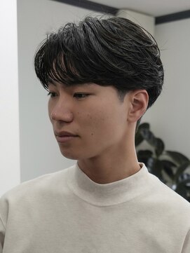 ログ(LOG) シースルーマッシュ ニュアンスパーマ メンズパーマ 高松