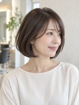 レノマ(renoma) 40代50代 ナチュラルボブ×小顔フェイスレイヤー