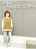 重めスタイルの魅力☆フェミニンボブ♪