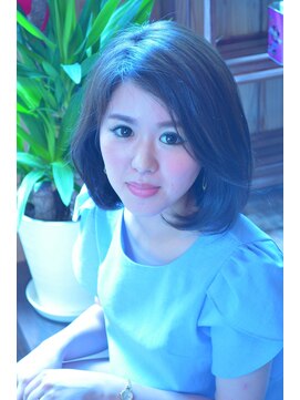 ベルシャンブル(belle chambre) #belle chambre#ロングバングの前下がりボブ2016★