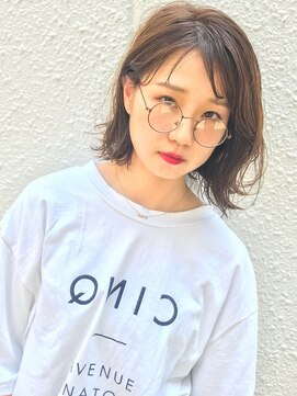 ニューヨークニューヨーク 三宮店(NYNY) 【NYNY】楽にお洒落にオイルで簡単！ノームコア前下がりボブ