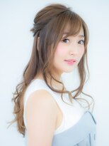 オーブ ヘアー ガーデン 渋谷店(AUBE HAIR garden)&nbsp;ゆるふわ儚いハーフアップアレンジ