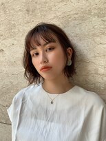 トリコ ショップアンドヘアサロン(tricot shop hair salon)&nbsp;大人かわいいナチュラルウェーブボブ
