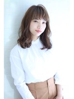 オーロ 宝塚店(ORO)&nbsp;ローライトココアブラウン大人かわいいゆるふわフリンジウェーブ