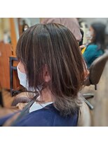 美容室ポール 西葛西店(PAUL)&nbsp;ウルフショート　ハイライトカラー　西葛西美容室