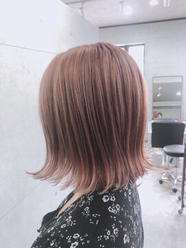 レーヴ(REVE) ローズピンク_オリーブカラーハイライトカラー