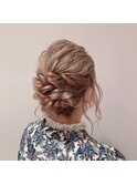 ふわふわアップスタイル/曳舟ヘアセット髪質改善オージュア