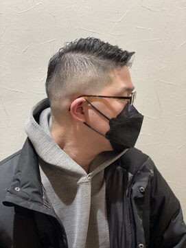 ヒロギンザ 銀座一丁目店(HIRO GINZA) スキンフェード×震災刈り