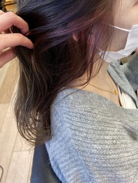 オーシャン(Ocean) ［OCEANHair&Life水田成美］イヤリングカラー＋ダスティーピンク