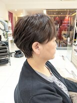 バンブーヘアクラブ 常盤平店 分け目なしのショートカット