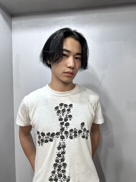 ジーナ(XENA) アッシュブラック× MEN'S HAIR×渋谷