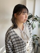 ヘアーアイスカルテット(HAIR ICI QUARTET)&nbsp;大人可愛い大人美人小顔立体カットイヤリングカラー透け感