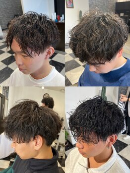 ヘアーズ マーブル(hairs MARBLE)の写真/【メンズ専用ブースあり】ツイストスパイラルなど、一人ひとりの個性を活かしたカッコいいスタイルを演出☆