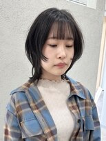 ナウアズ(now as.)&nbsp;トレンド☆暗髪×マッシュウルフ【シン】