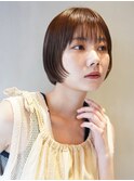 マッシュショート/ハンサムショート/ショートボブ/丸みショート