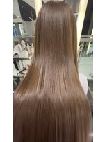 エアー 銀座タワー(AIR)&nbsp;プレミアムケアカラー/髪質改善/ツヤ髪スタイル【榛葉】